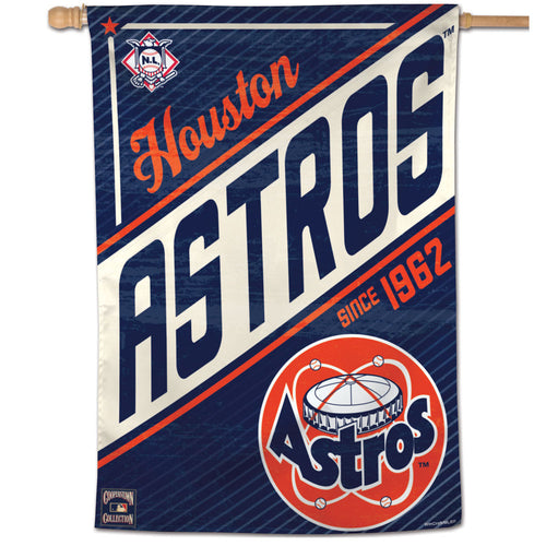 Houston Astros Cooperstown Vertical Flag - 28