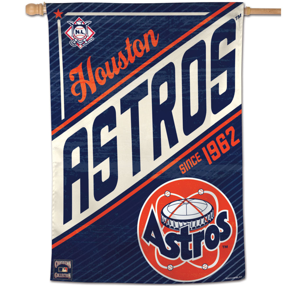 Houston Astros Cooperstown Vertical Flag - 28