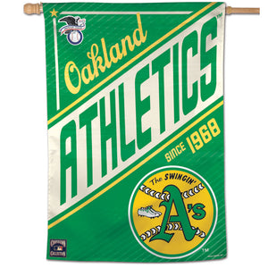 Oakland A's Cooperstown Vertical Flag - 28"x40"                 