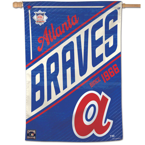 Atlanta Braves Cooperstown Vertical Flag - 28