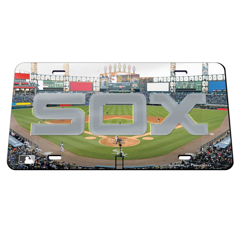 Chicago White Sox Stadium Acrylic License Plate