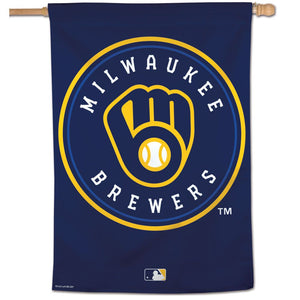Milwaukee Brewers Vertical Flag - 28"x40"