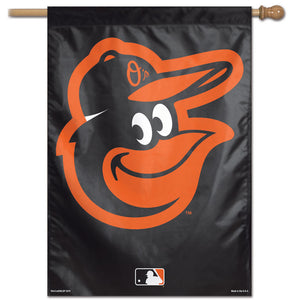 Baltimore Orioles Black Vertical Flag - 28"x40" 