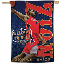 Zion Williamson New Orleans Pelicans Vertical Flag 28"x40"