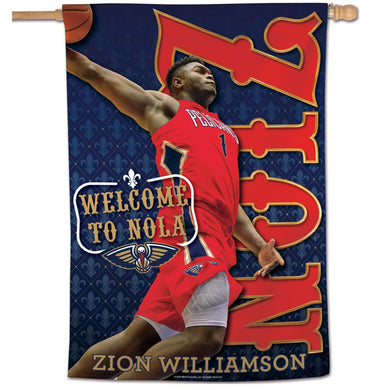 Zion Williamson New Orleans Pelicans Vertical Flag 28