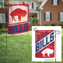 Buffalo Bills Retro  Logo Double Sided Garden Flag - 12"x18"