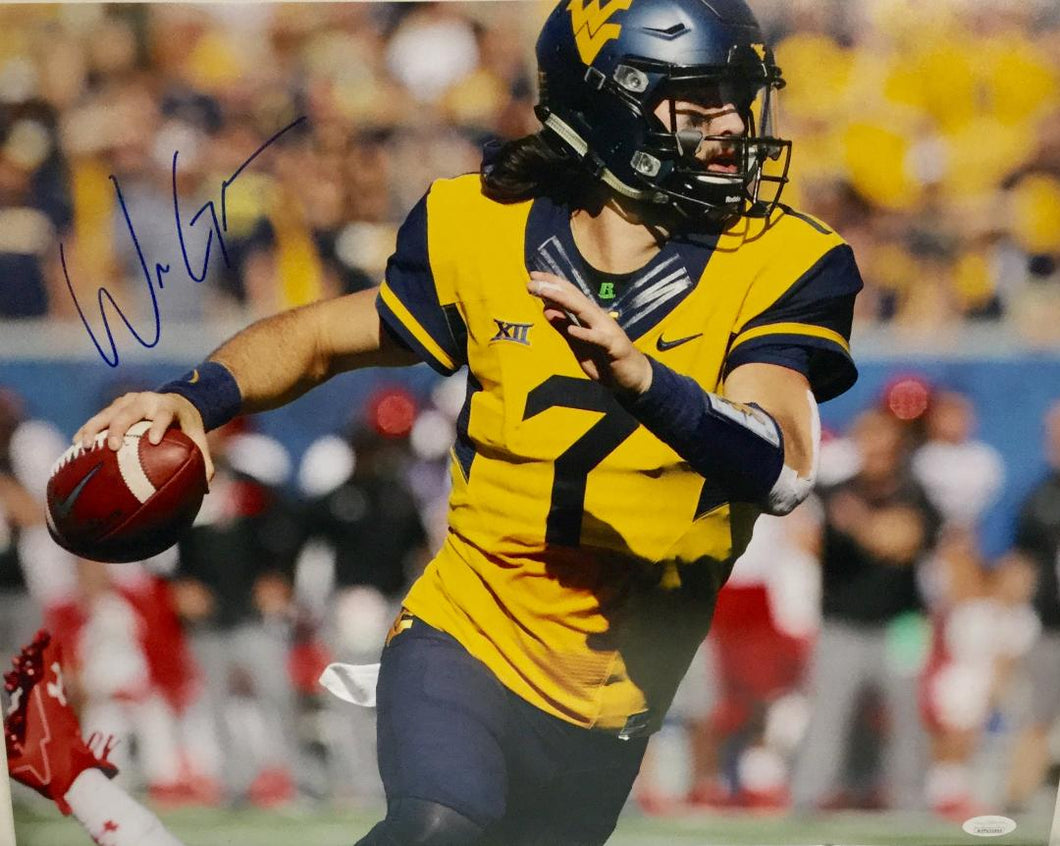 Will Grier West Virginia Mountaineers Signed 16x20 Photo 