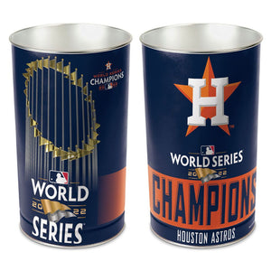 Houston Astros 2022 World Series Champions Wastebasket