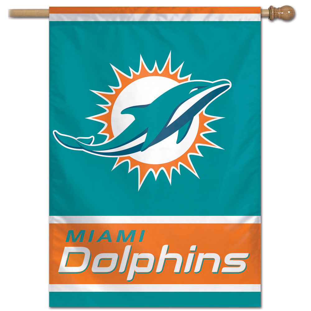 Miami Dolphins Vertical Flag - 28