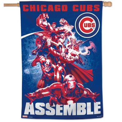 Chicago Cubs Marvel's Avengers Vertical Flag - 28