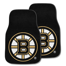 Boston Bruins 2-Piece Carpet Car Mats - 18"x27"