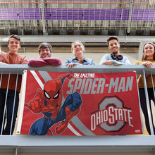 Ohio State Buckeyes Spiderman Deluxe Flag - 3'x5'