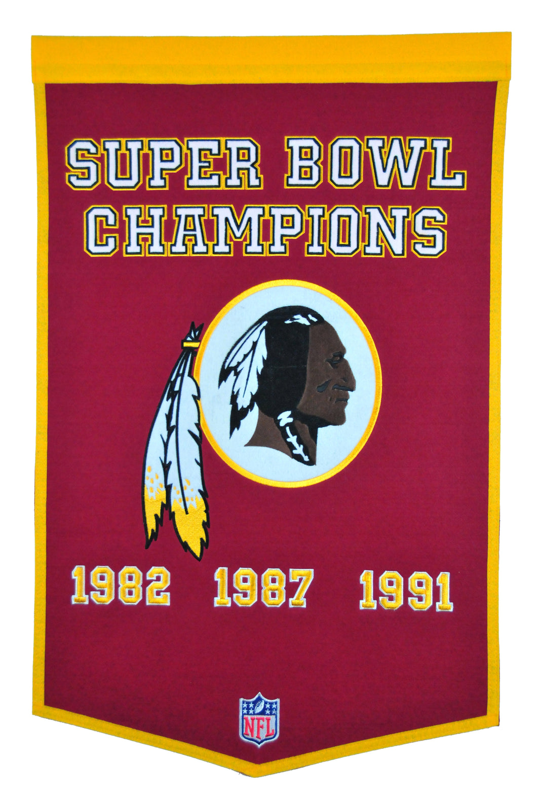 Washington Redskins Dynasty Champions Wool Banners - 24