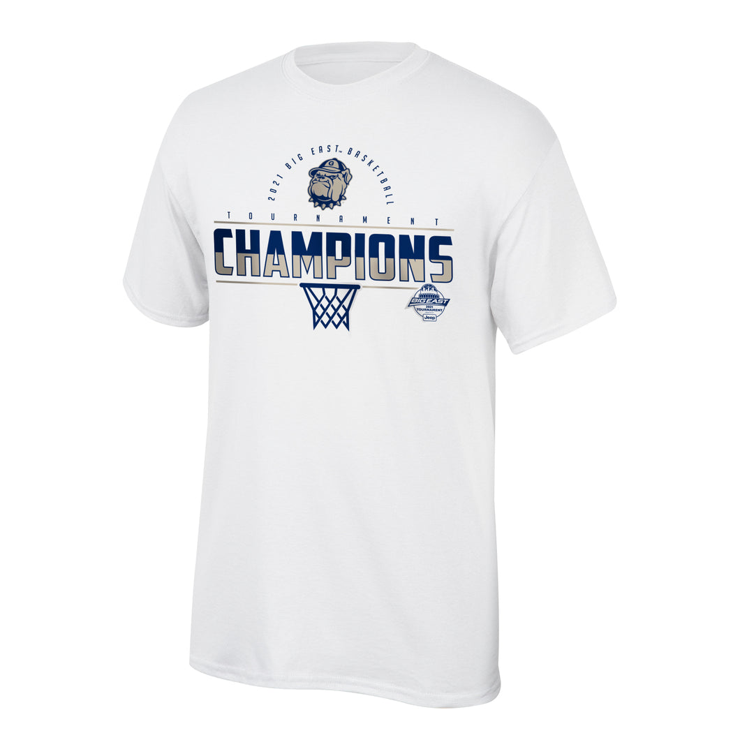 Georgetown Hoyas 2021 Big East Basketball Tournament Champions Locker Room Shirt