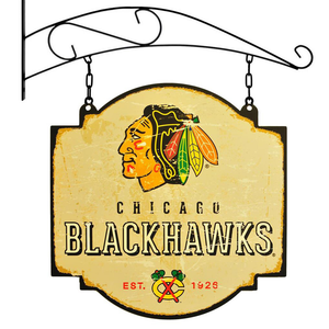 Chicago Blackhawks Vintage Tavern Sign