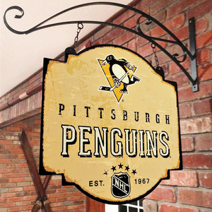 Pittsburgh Penguins Vintage Tavern Sign