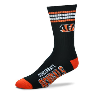 Cincinnati Bengals - 4 Stripe Deuce Socks