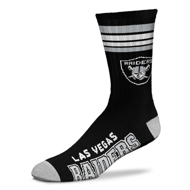 For Bare Feet Pittsburgh Steelers 4-Stripe Deuce Socks