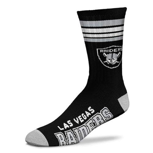 Las Vegas Raiders - 4 Stripe Deuce Socks