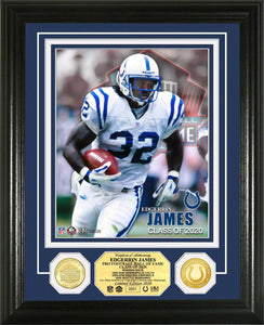 Edgerrin James Indianapolis Colts 2020 Hall of Fame Bronze Coin Photo Mint