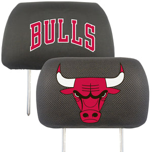 chicago bulls head rest covers 