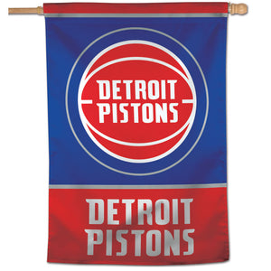 Detroit Pistons Vertical Flag 28"x40"                                                           