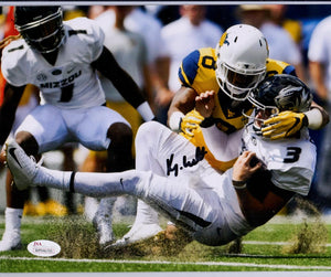 Kyzir White West Virginia Football Signed 8x10 Photo JSA