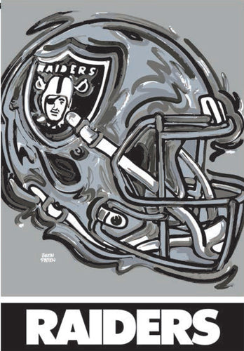 Las Vegas Raiders Mascot House Flag