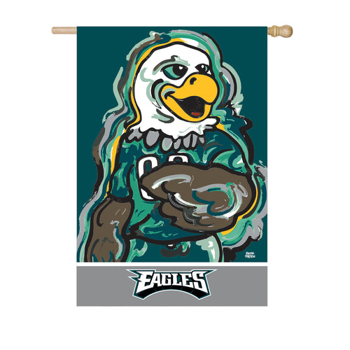 Philadelphia Eagles Mascot House Flag