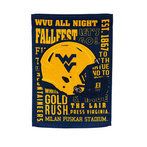 West Virginia Mountaineers Fans Rule 2-Side House Flag