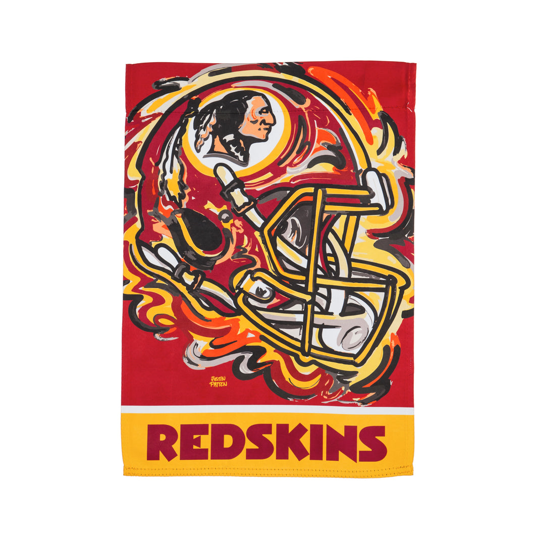 Washington Redskins Mascot House Flag