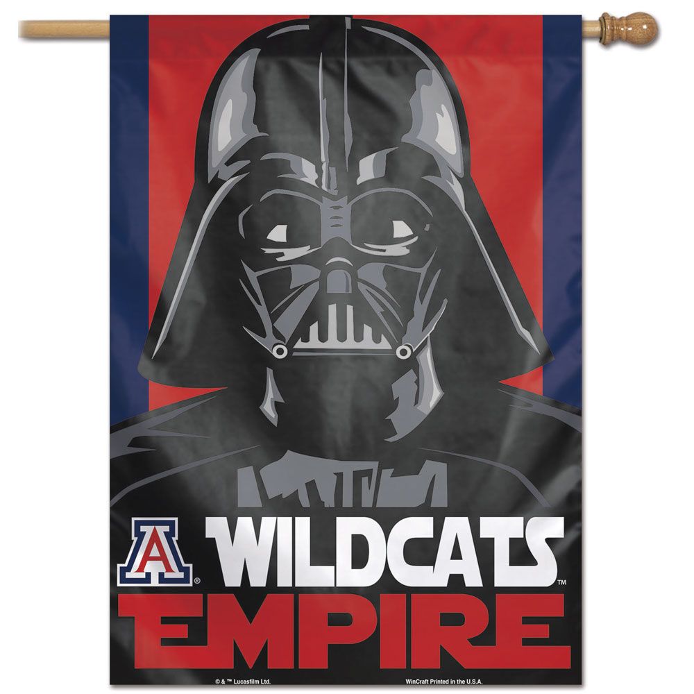 Arizona Wildcats Star Wars Darth Vader Vertical Flag 28