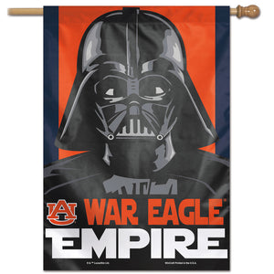 Auburn Tigers Star Wars Darth Vader Vertical Flag 28"x40"                                      