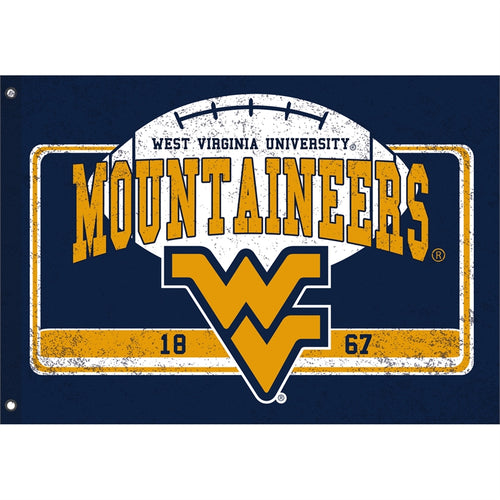 West Virginia Mountaineers Oversized 2-Sided House Flag
