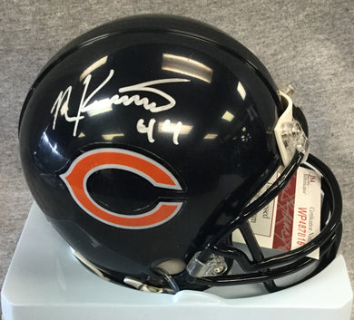 Nick Kwiatkoski Chicago Bears Signed Mini Helmet JSA