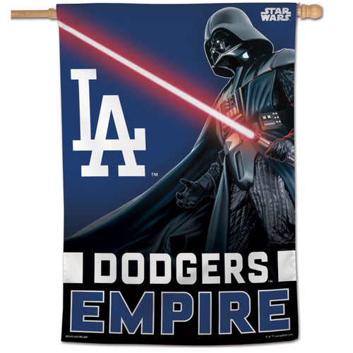 Los Angeles Dodgers Star Wars Darth Vader Vertical Flag - 28