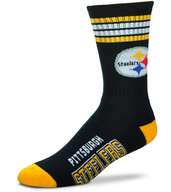 Pittsburgh Steelers - 4 Stripe Deuce Socks