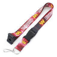 Washington Commanders Galaxy Lanyard Keychain