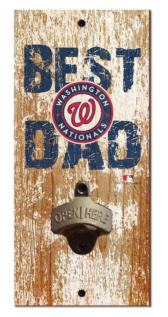 Washington Nationals Best Dad Bottle Opener