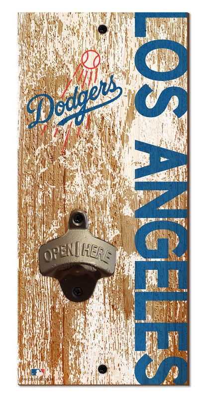 Los Angeles Dodgers Distressed Bottle Opener