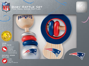 New England Patriots Baby Rattles Set