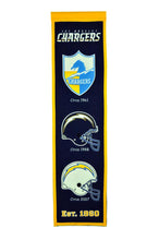 Los Angeles Chargers Heritage Banner - 8"x32"