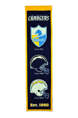 Los Angeles Chargers Heritage Banner - 8