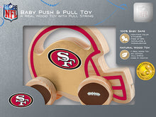 San Francisco 49ers Baby Push and Pull Toy, NFL Kids Toys