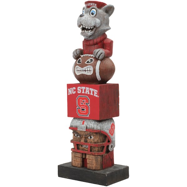 North Carolina State Wolfpack Tiki Totem