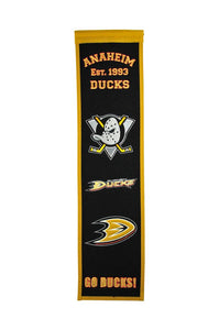 Anaheim Ducks Heritage Banner - 8"x32"