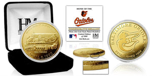 Baltimore Orioles Stadium Gold Mint Coin