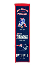 New England Patriots Heritage Banner - 8"x32"