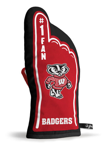 Wisconsin Badgers #1 Fan Oven Mitt
