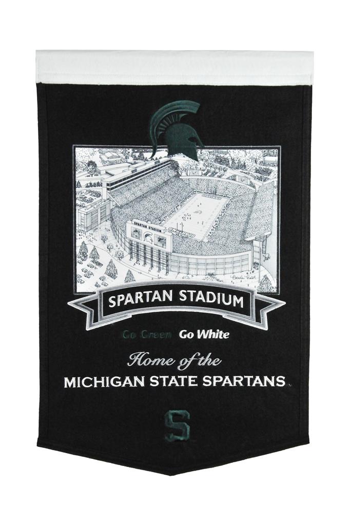 Michigan State Spartans Stadium Banner - 15